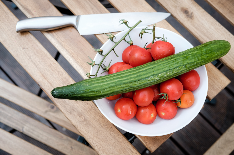 salade thon tomate concombre