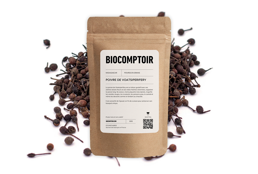 Poivre noir grain de Voatsiperifery
