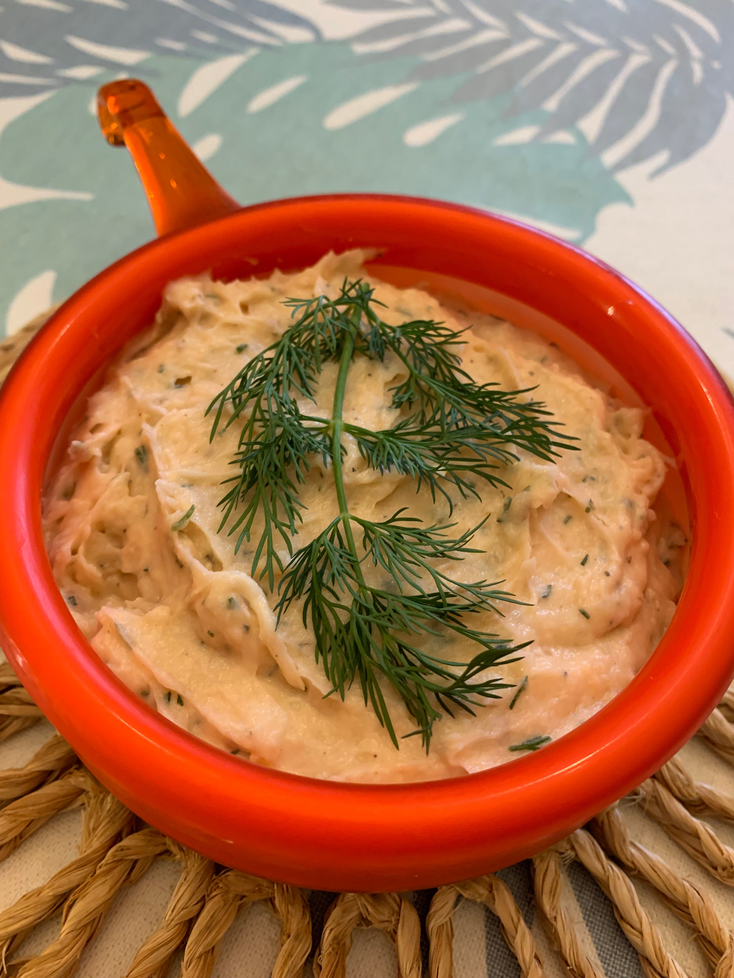 crème de saumon à l'aneth