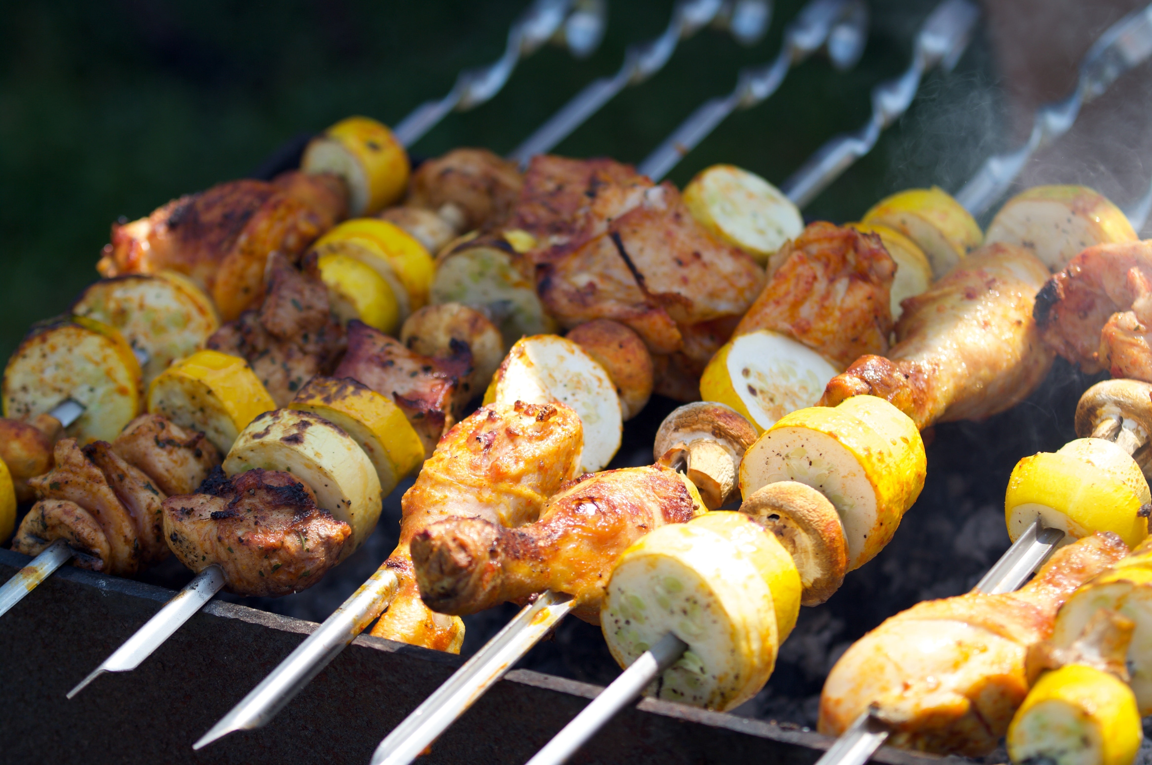 brochettes au barbecue