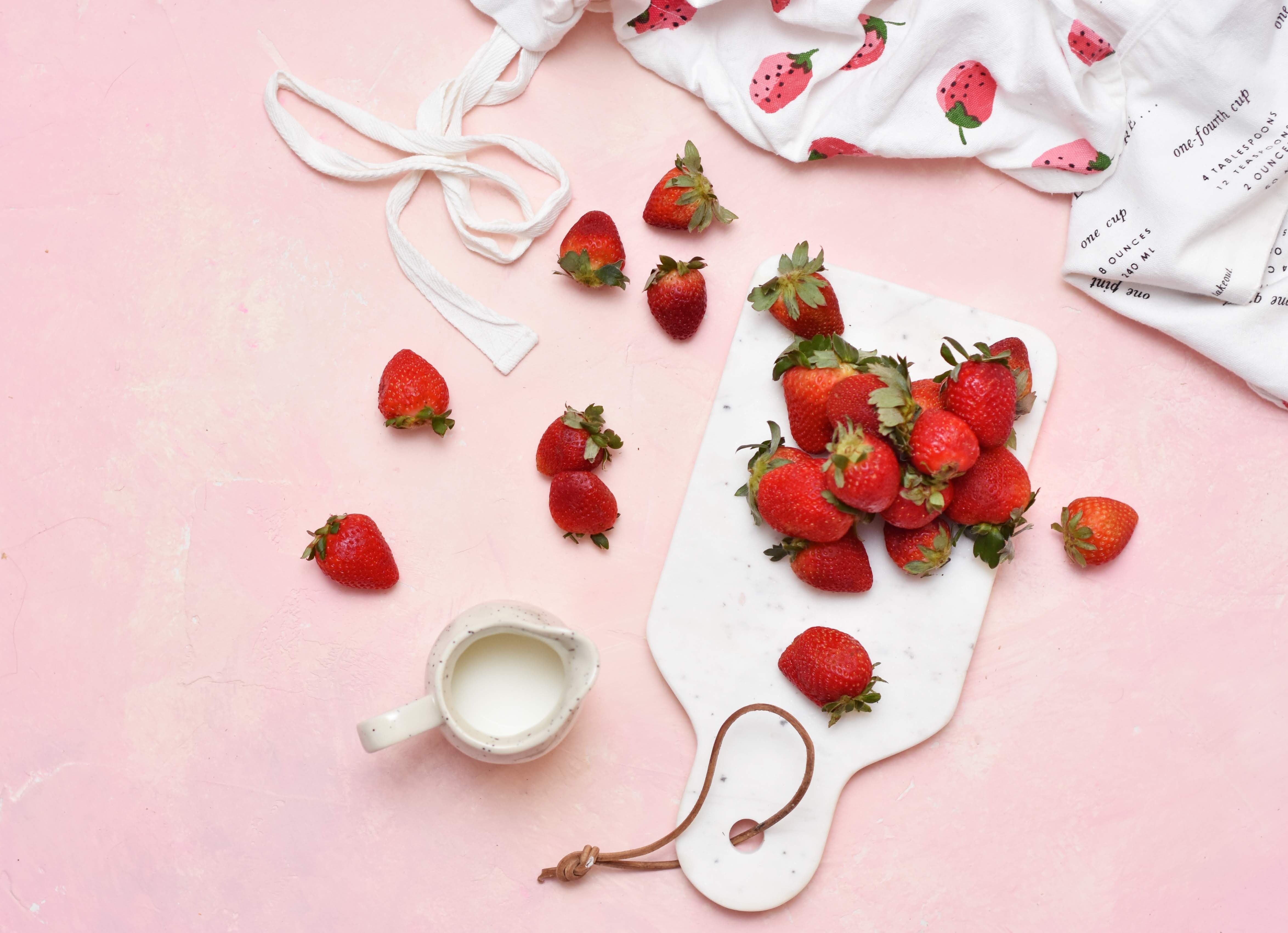 salade de fraises
