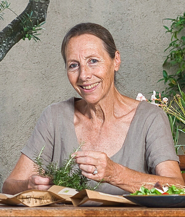 Annie la maman de Frédéric, Antoine et Julien Lambret, les fondateurs de biocomptoir