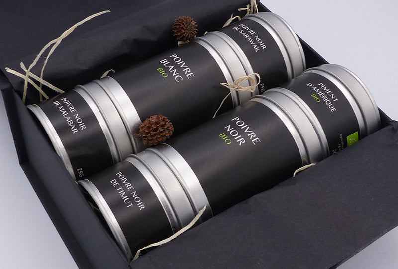 Coffret 6 poivres